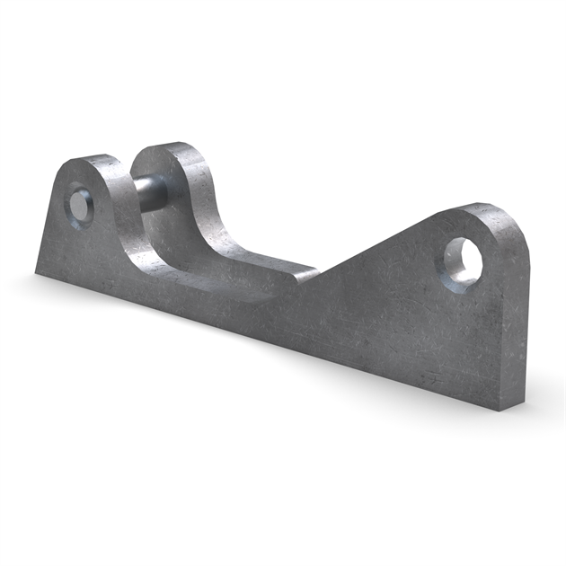 Terex 65 Left Coupling, cut from plate